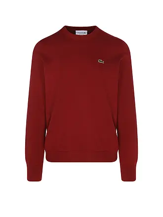 LACOSTE | Nom du produit: Pull
Marque: LACOSTE
Couleur: gris
Catégories: Mode, Homme

Longueur des manches: Manches longues
Encolure: Col rond
Matière: Tricot, Coton, Polyester / Polyamide
Motif: Uni
Coupe (vêtements d'extérieur): Regular
Style: Tendance
Détai | dunkelrot